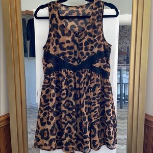 Leopard print tunic/dress